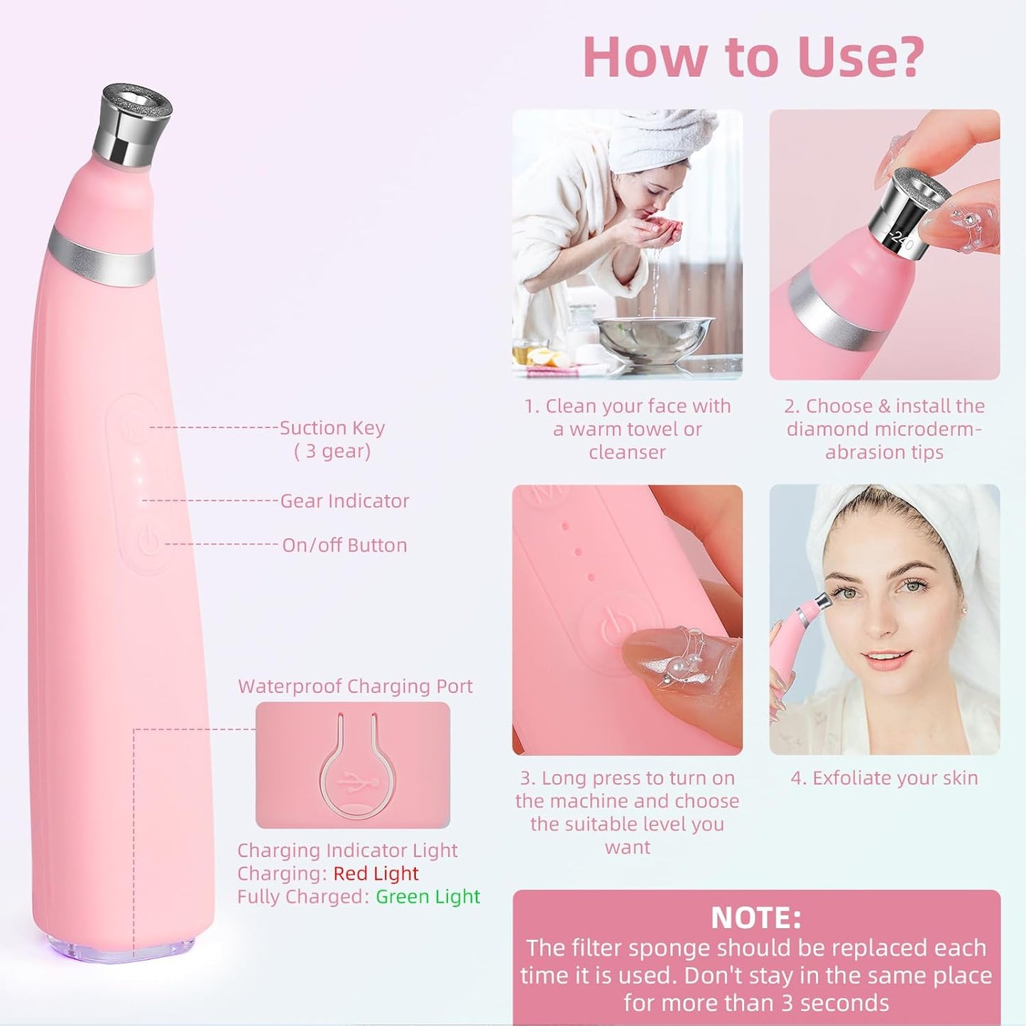 DiamondSkin™ - Blackhead & Exfoliation Machine