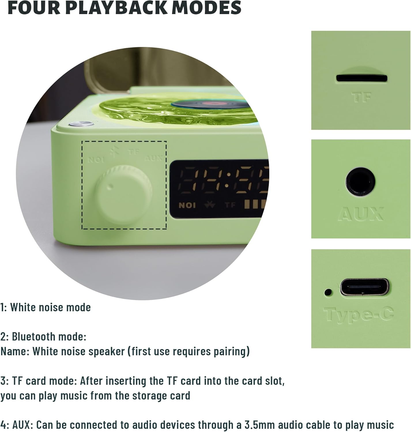 SpinSound™ - Retro Bluetooth Turntable Speaker
