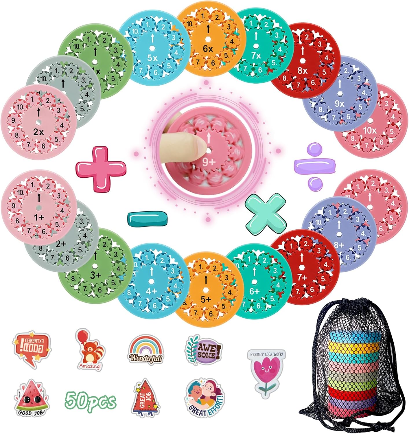 Spin & Solve™ - Math Puzzle Fidget