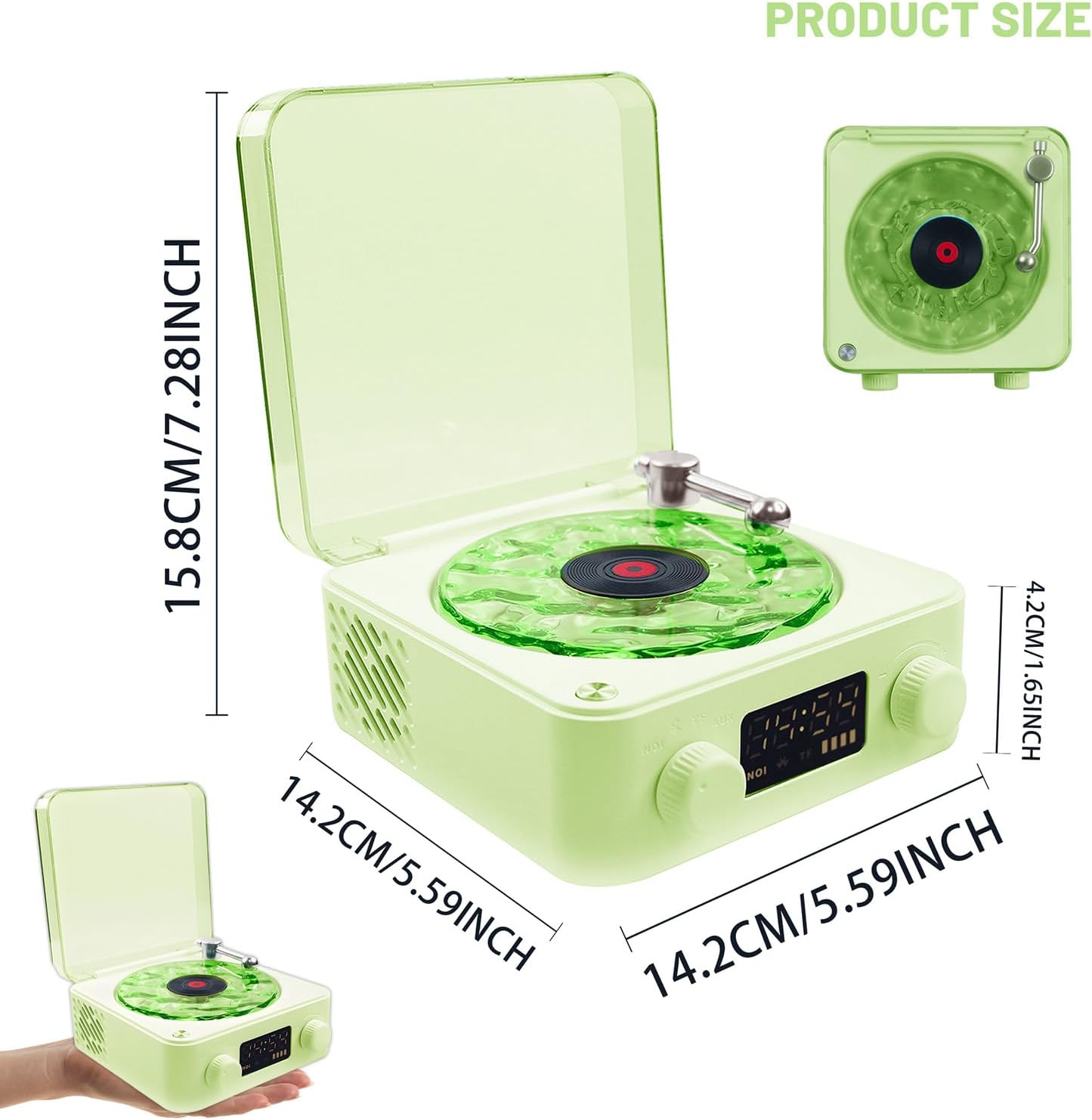 SpinSound™ - Retro Bluetooth Turntable Speaker
