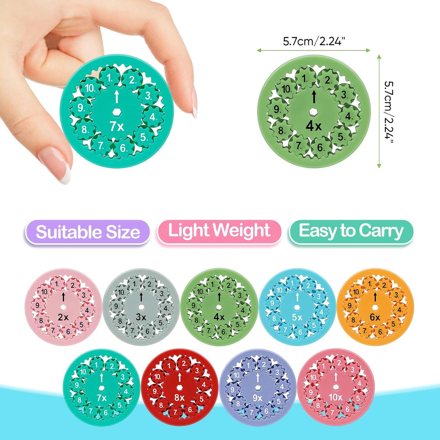 Spin & Solve™ - Math Puzzle Fidget